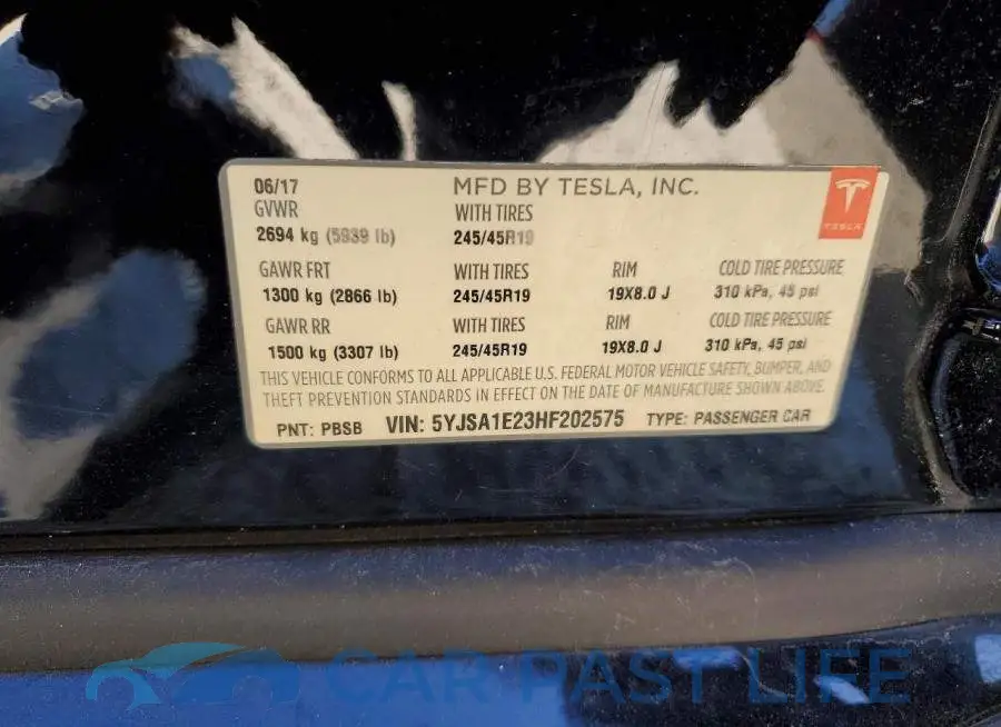 5YJSA1E23HF202575# 12
