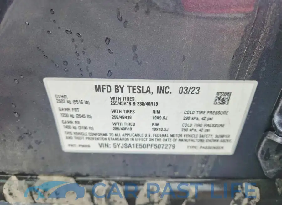 5YJSA1E50PF507279# 12