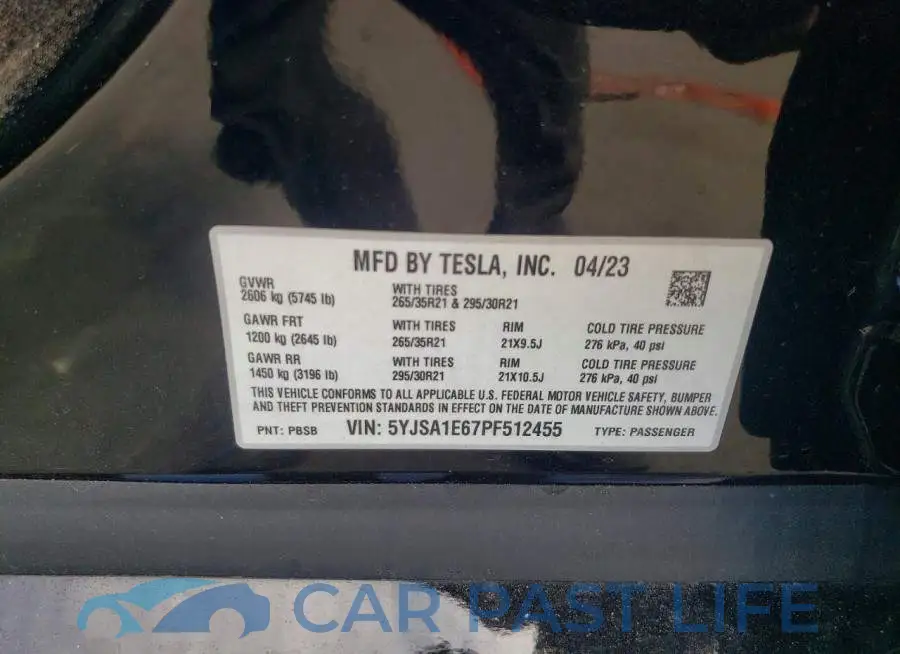 5YJSA1E67PF512455# 13