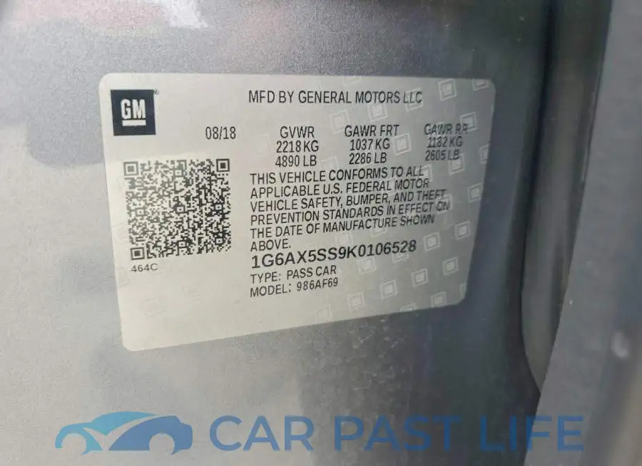 1G6AX5SS9K0106528# 13