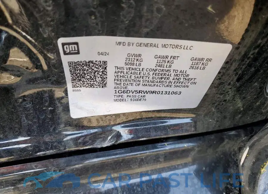 1G6DV5RW9R0131063# 12