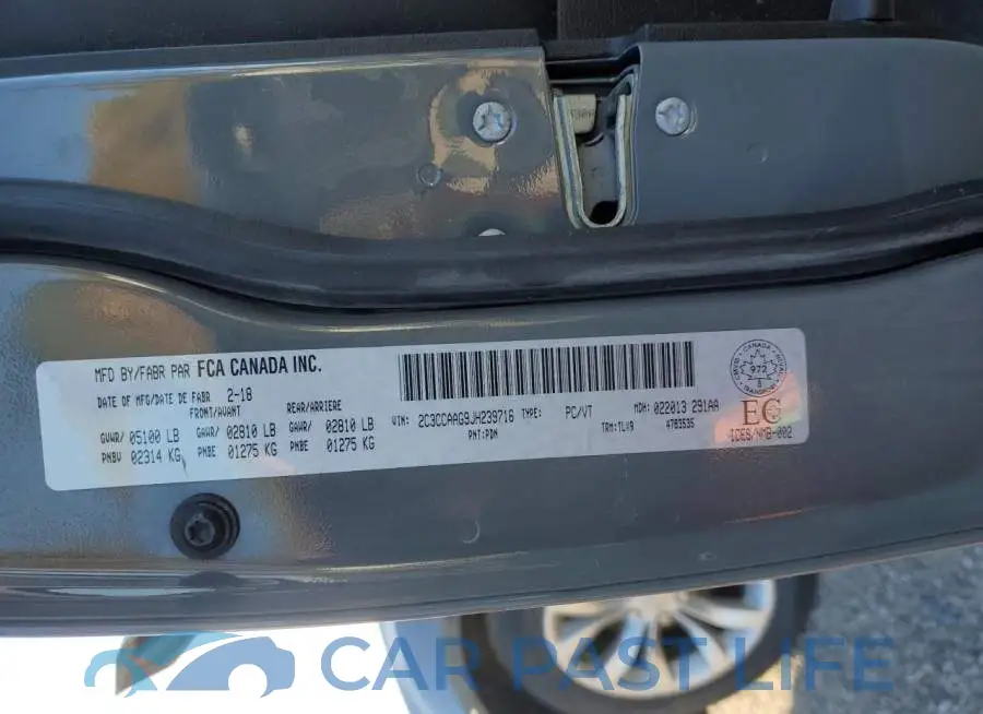 2C3CCAAG9JH239716# 13