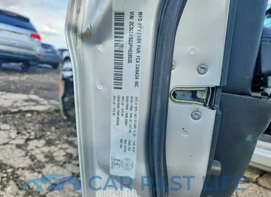 2C3CCASG0PH538535# 12