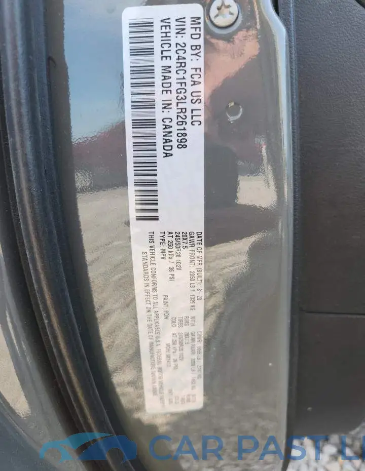 2C4RC1FG3LR261898# 14