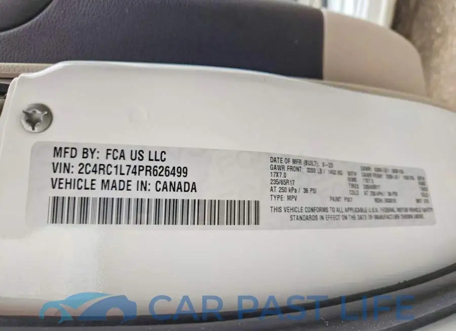2C4RC1L74PR626499# 13