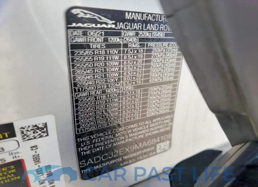 SADCJ2EX9MA684109# 14