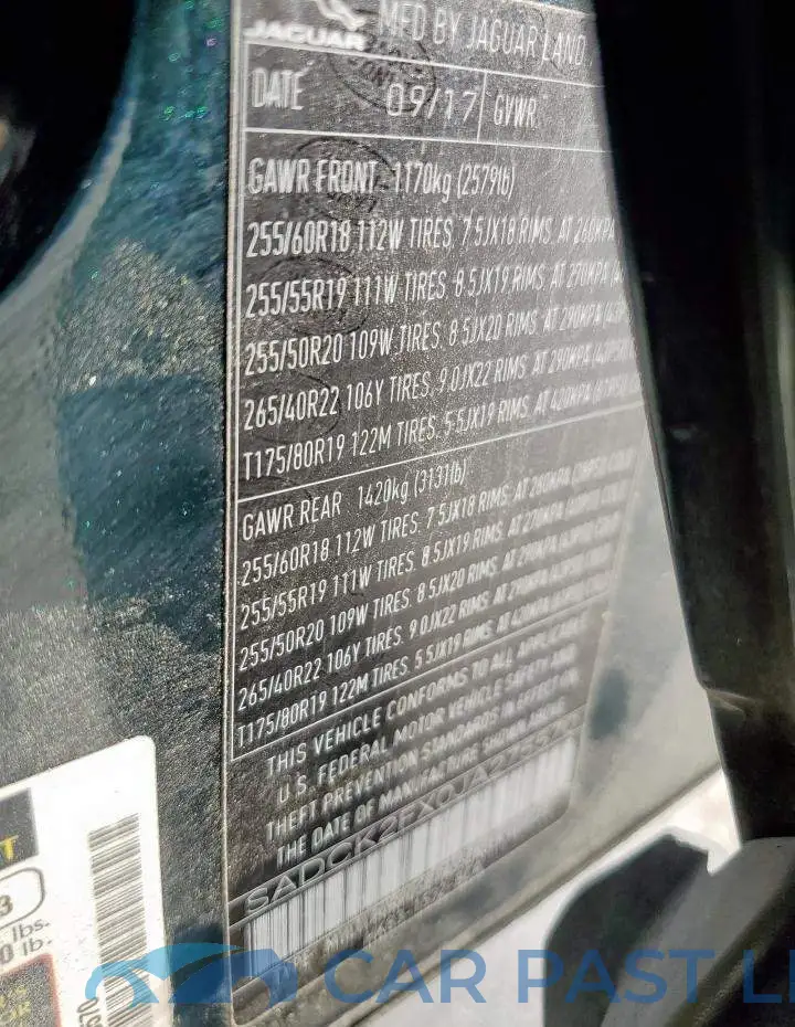 SADCK2FX0JA275570# 14