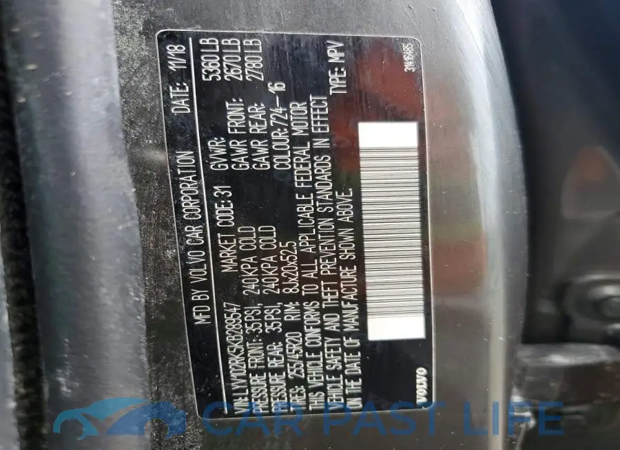 LYV102RK5KB289547# 13