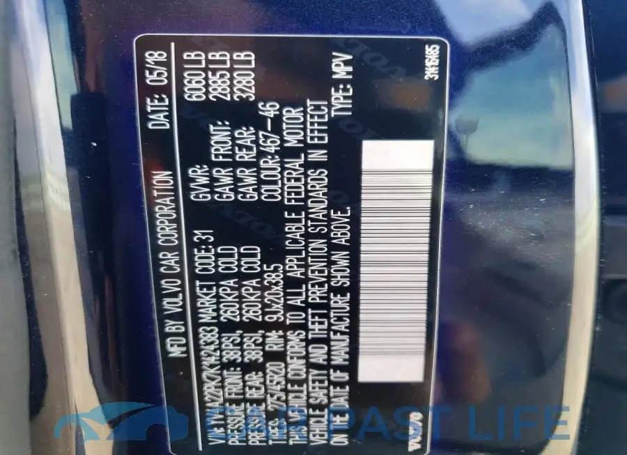 YV4A22PK7K1424383# 13