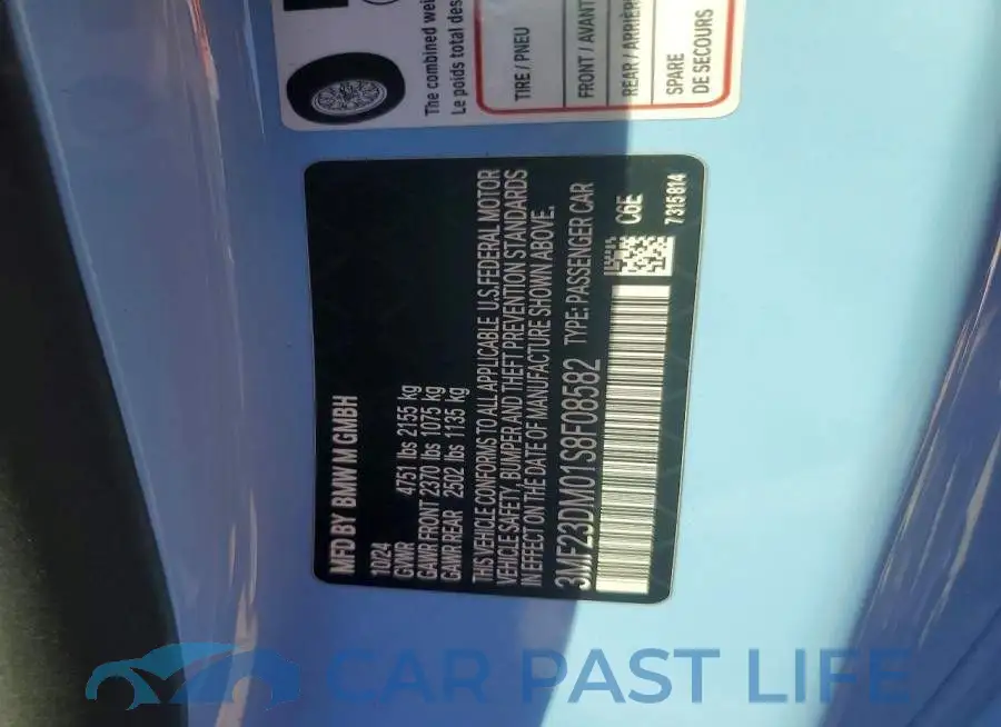 3MF23DM01S8F08582# 12