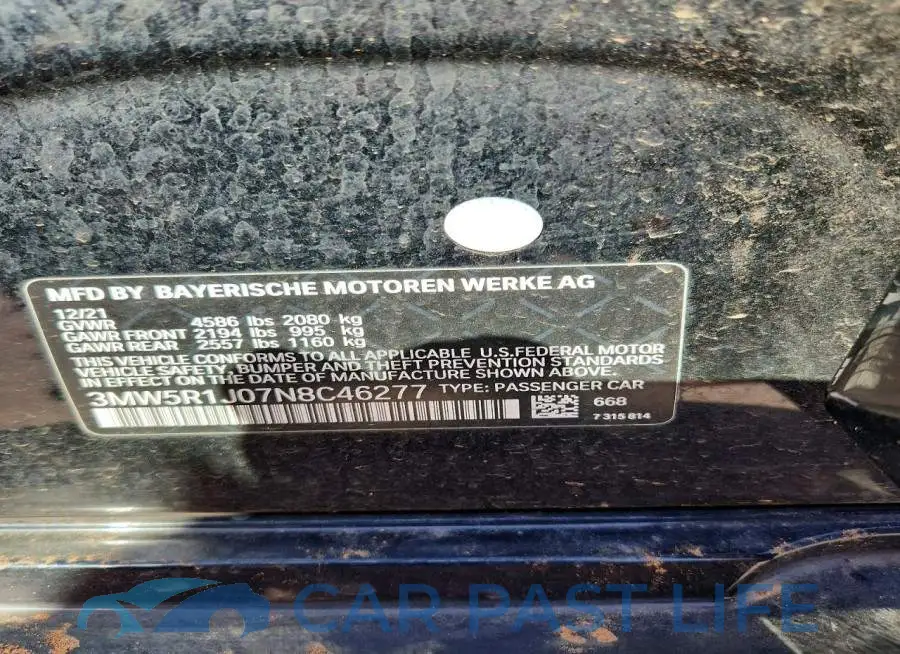 3MW5R1J07N8C46277# 12