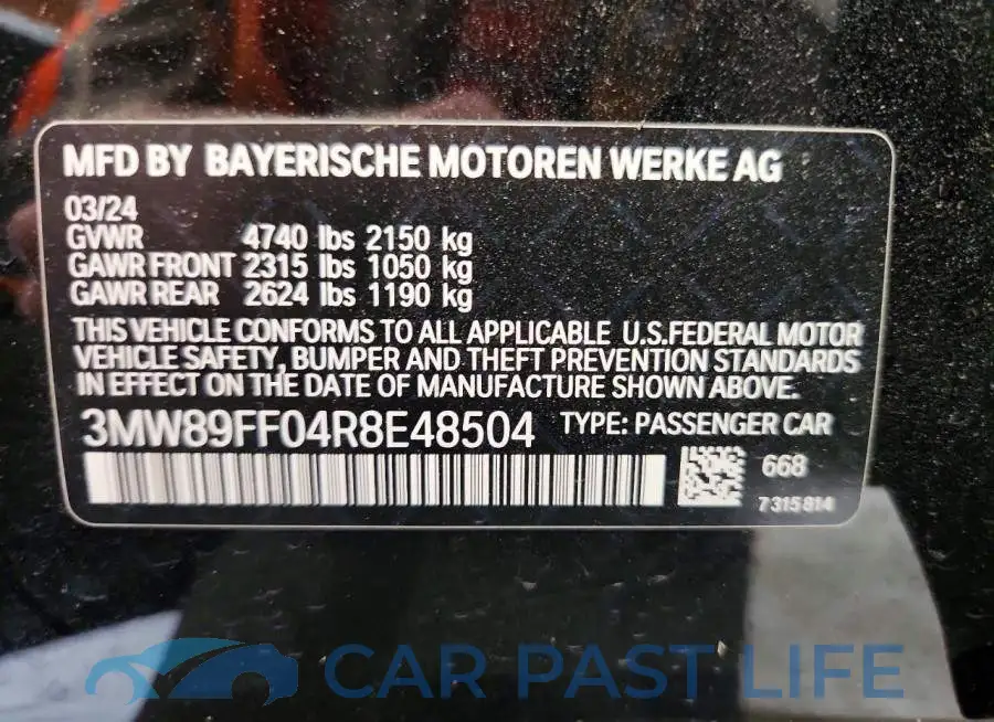 3MW89FF04R8E48504# 13