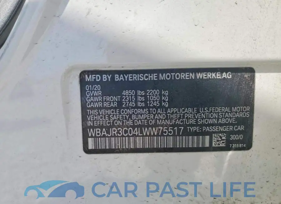 WBAJR3C04LWW75517# 13