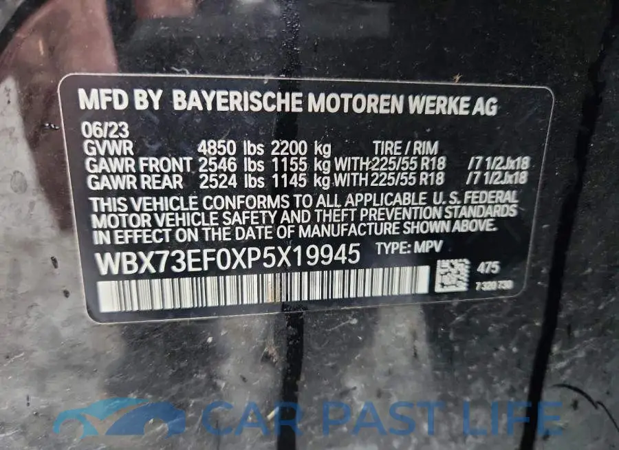 WBX73EF0XP5X19945# 13