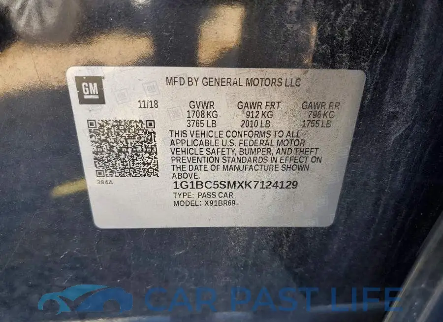 1G1BC5SMXK7124129# 13