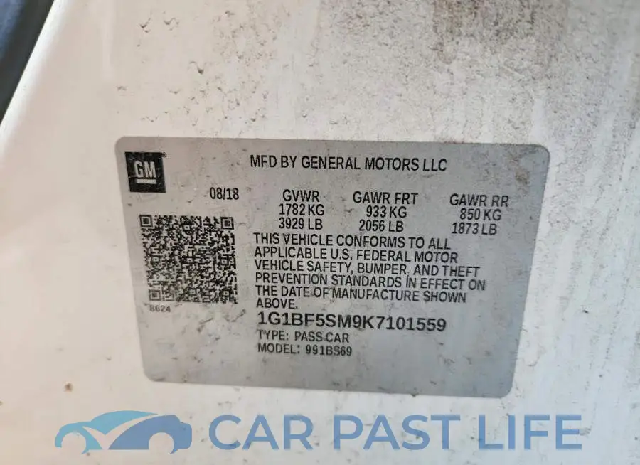 1G1BF5SM9K7101559# 12