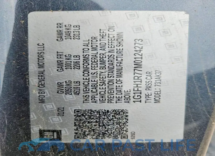 1G1FH1R77M0124273# 12
