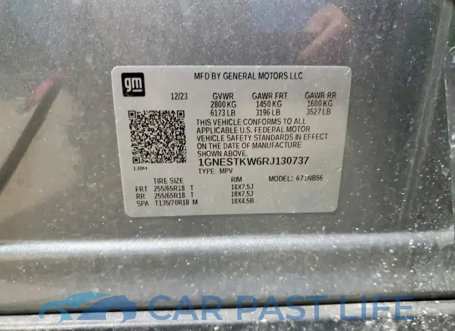 1GNESTKW6RJ130737# 14