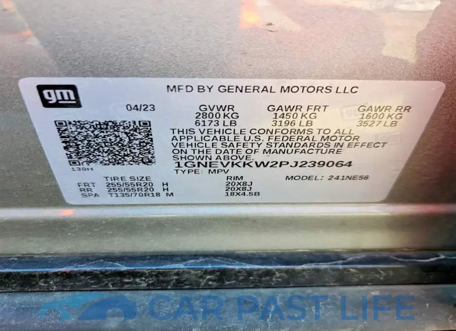 1GNEVKKW2PJ239064# 13