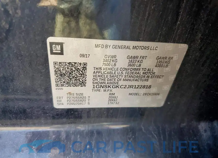 1GNSKGKC2JR122818# 13