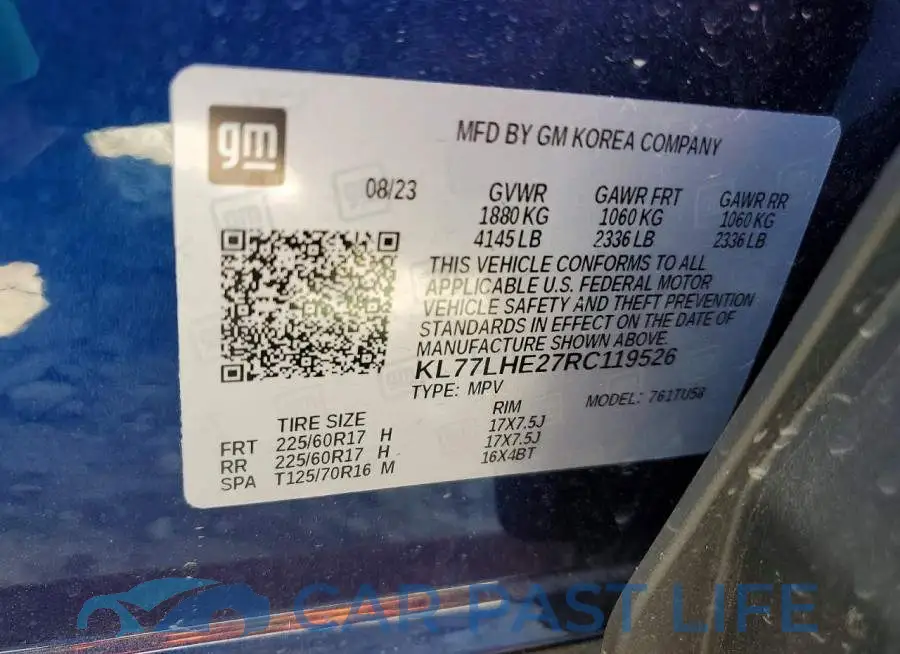 KL77LHE27RC119526# 13