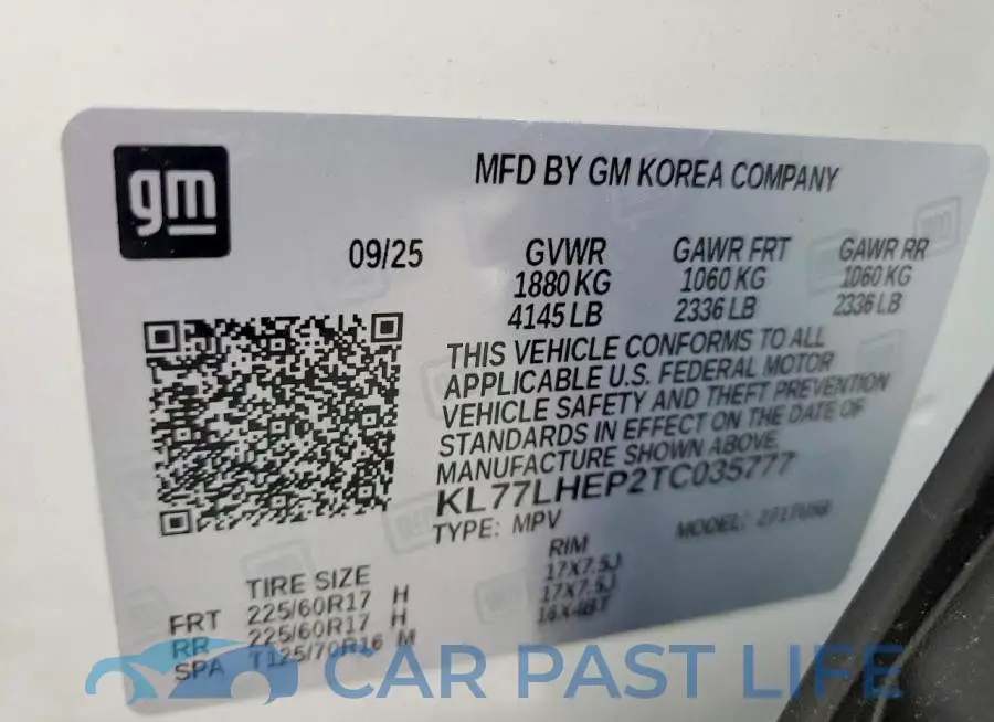 KL77LHEP2TC035777# 13