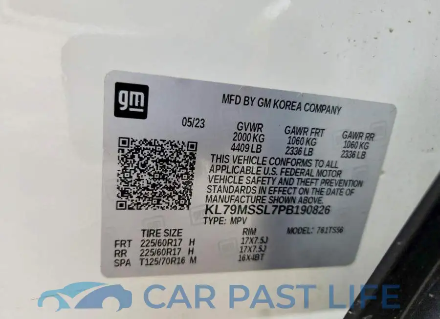 KL79MSSL7PB190826# 13