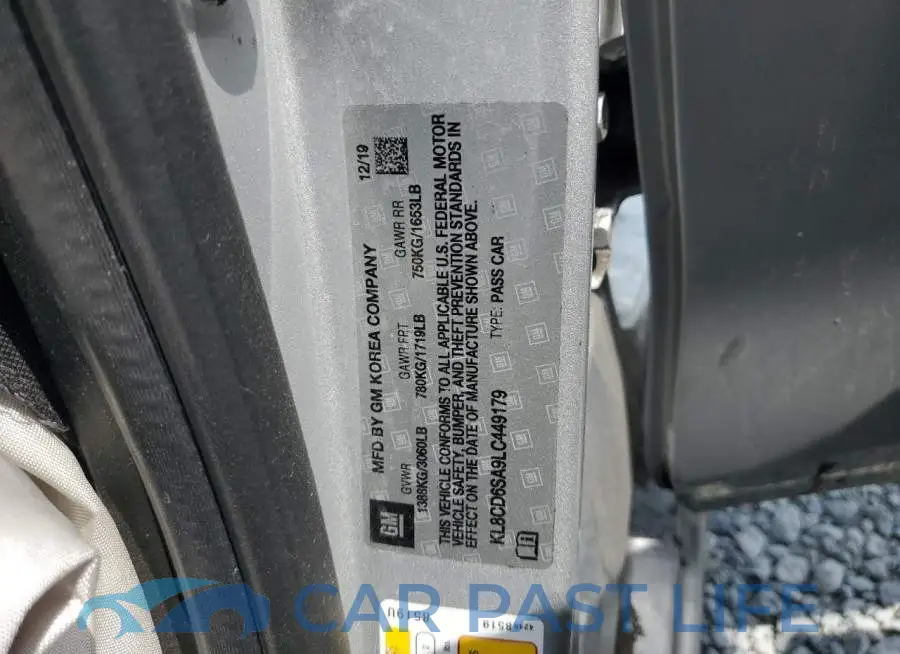 KL8CD6SA9LC449179# 12