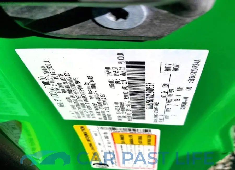 1FA6P8CF9K5200567# 12