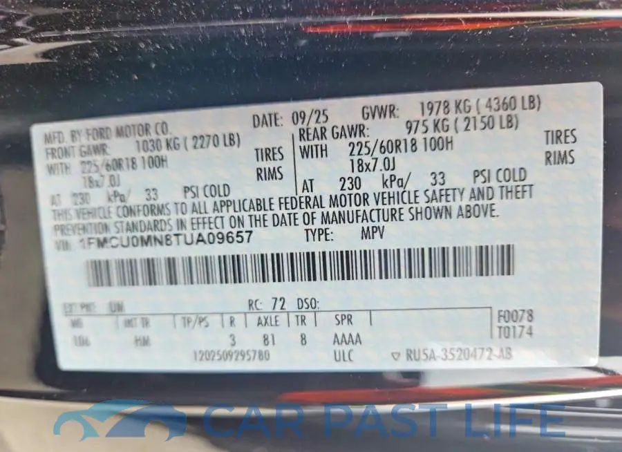 1FMCU0MN8TUA09657# 14