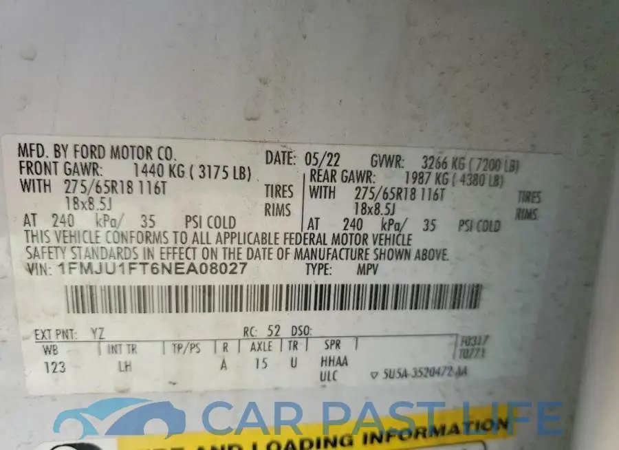 1FMJU1FT6NEA08027# 13