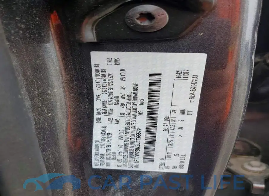 1FT7W2BN2LEE65579# 12