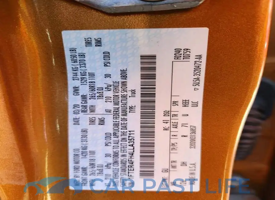 1FTER4FH4LLA35711# 12