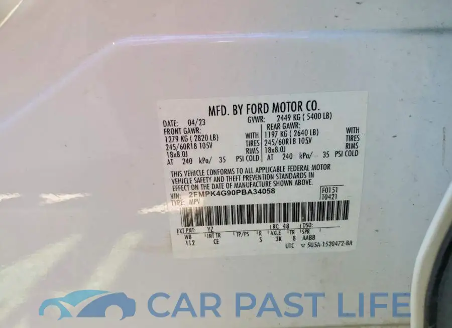 2FMPK4G90PBA34058# 13