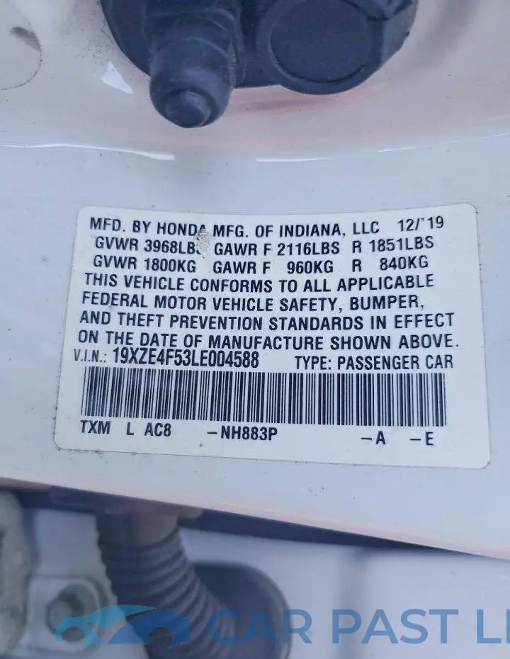 19XZE4F53LE004588# 13