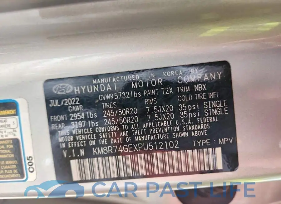 KM8R74GEXPU512102# 14