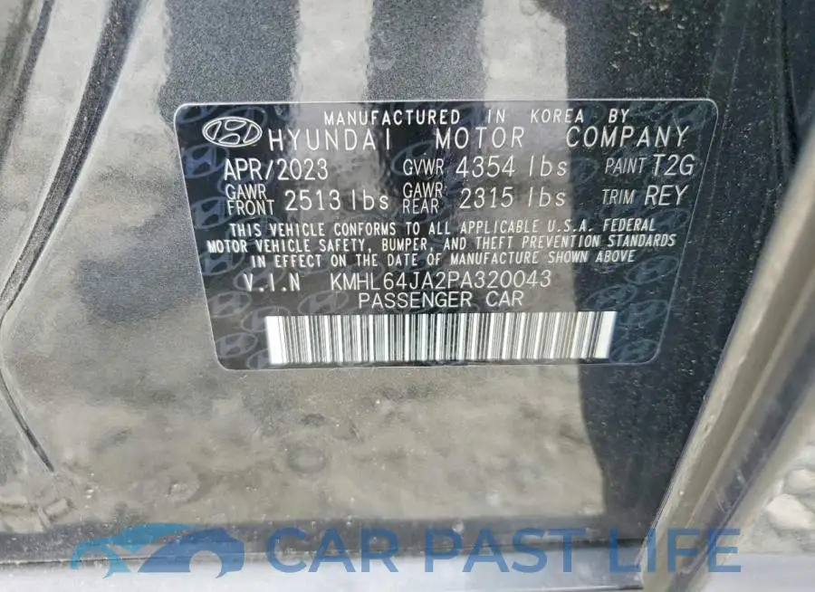 KMHL64JA2PA320043# 12