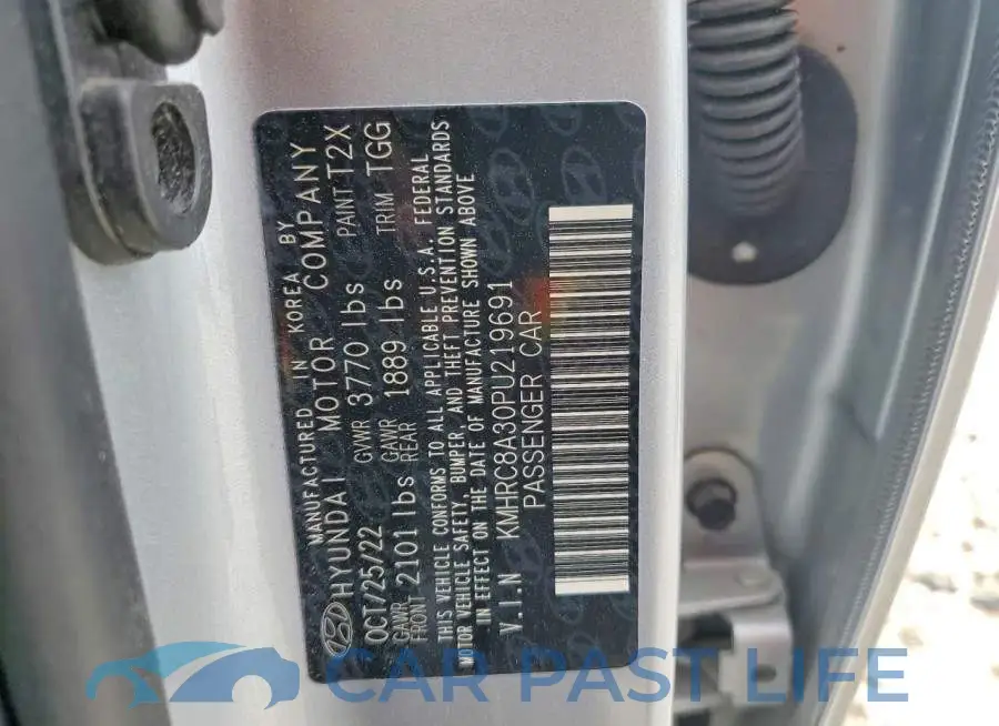 KMHRC8A30PU219691# 13