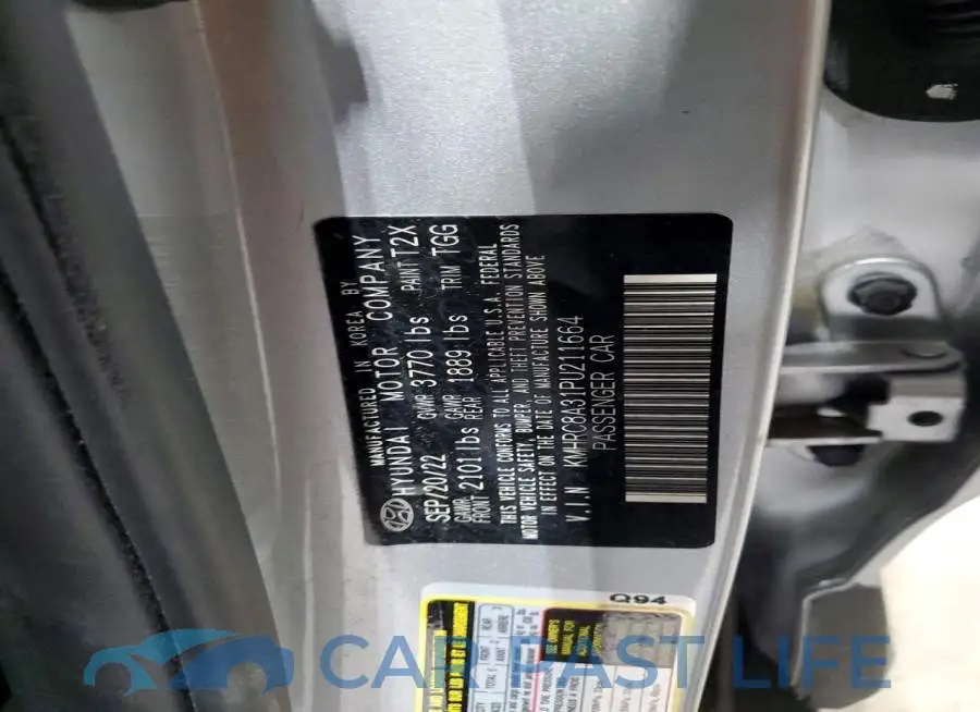 KMHRC8A31PU211664# 13