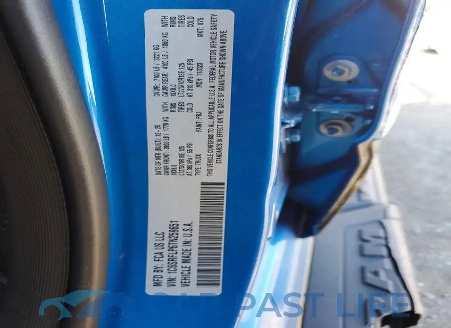 1C6SRFLP6TN259651# 12