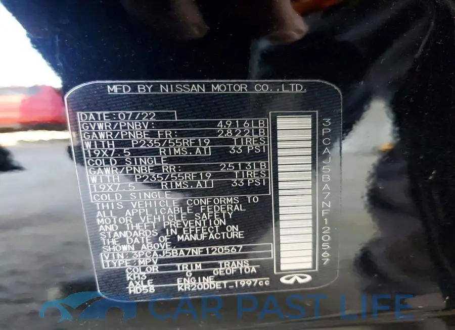 3PCAJ5BA7NF120567# 12