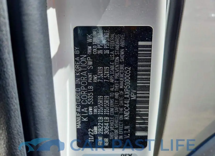 KNDC44LAXP5100052# 12