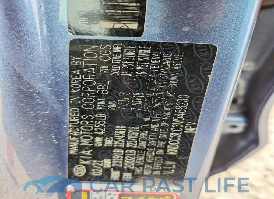 KNDCC3LC3M5468230# 13