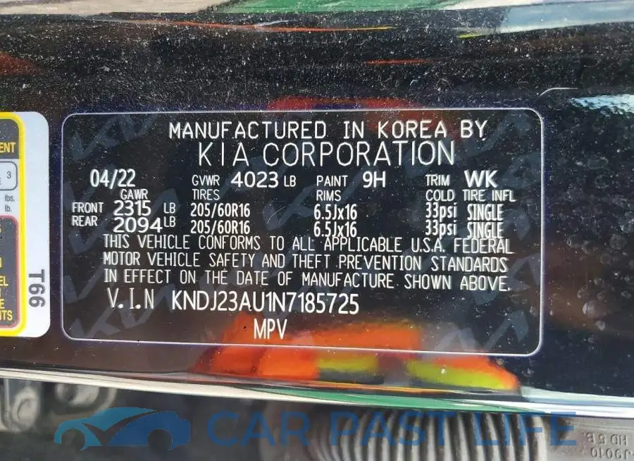KNDJ23AU1N7185725# 12