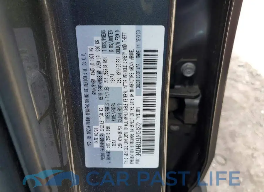 3MVDMBCL9LM131872# 13
