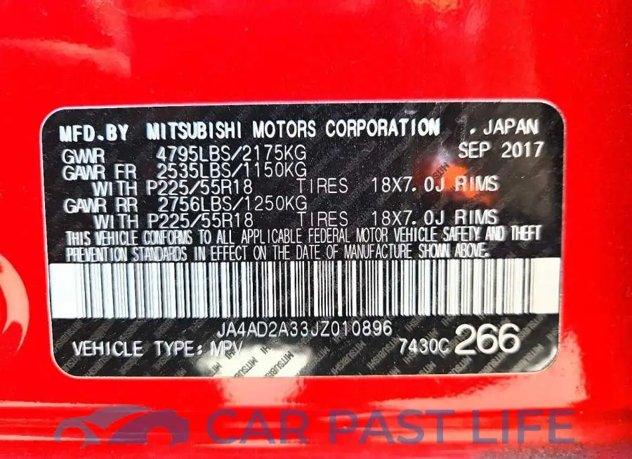 JA4AD2A33JZ010896# 13