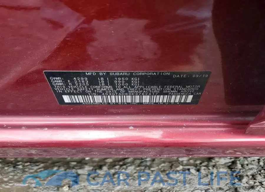 4S3GTAD60K3762417# 13