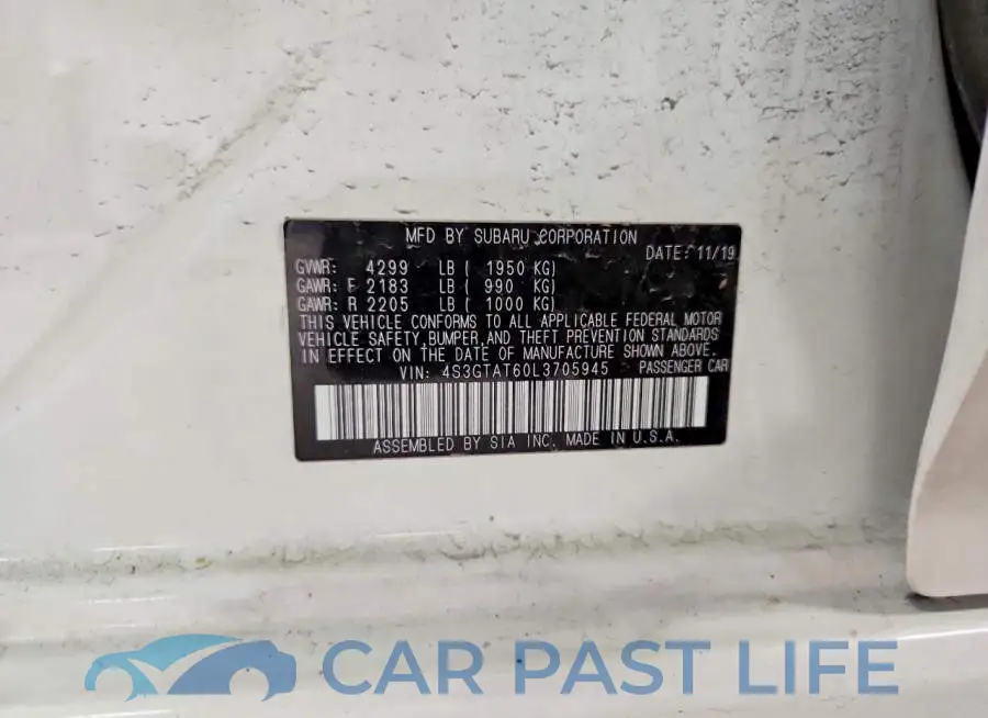 4S3GTAT60L3705945# 14