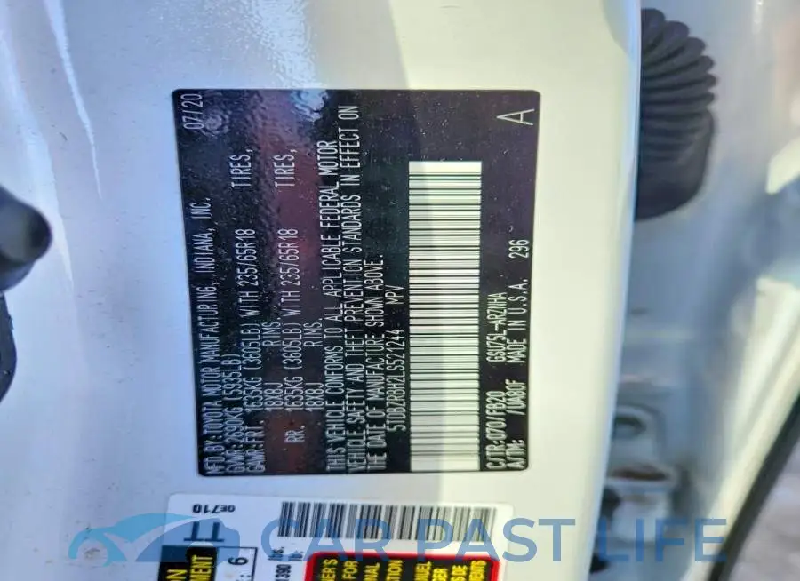 5TDBZRBH2LS521244# 14