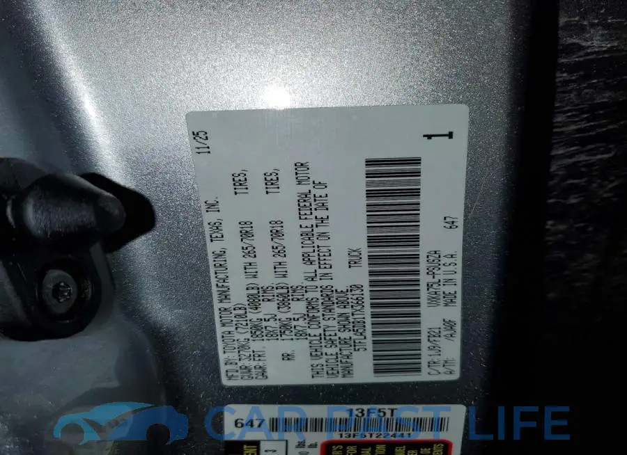 5TFLA5DB1TX366130# 12